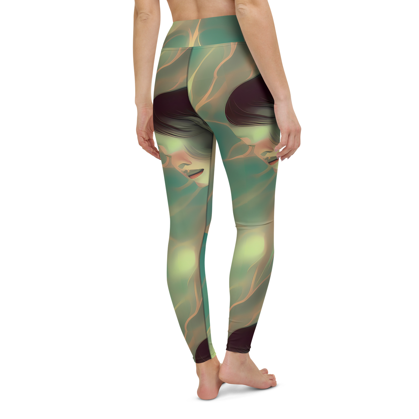 Yoga Leggings - Spectral Whisper