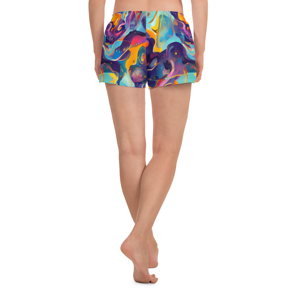 Women’s Athletic Shorts - Whimsical Fusion