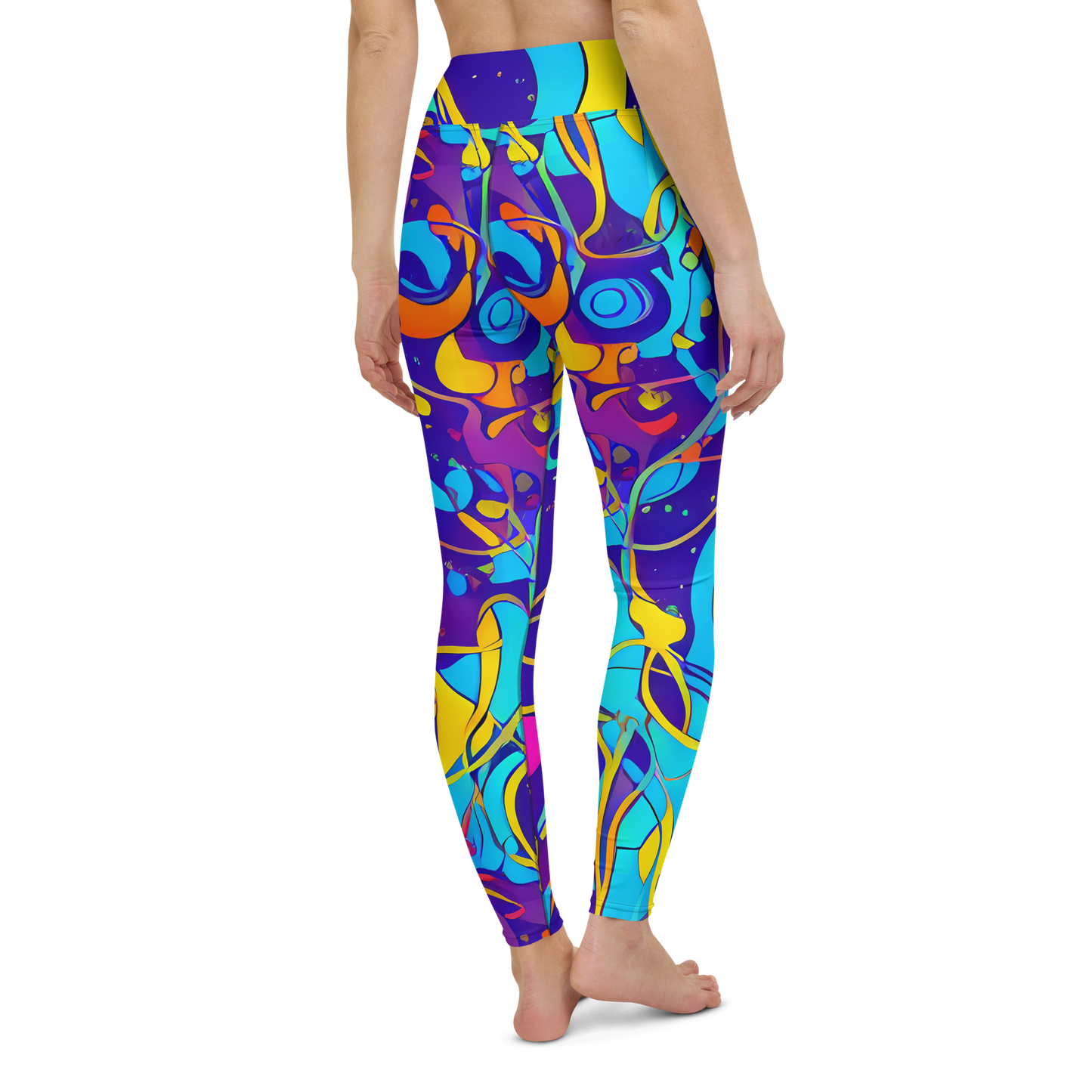 Yoga Leggings - Spectral Tangle