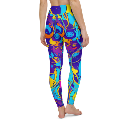 Yoga Leggings - Spectral Tangle