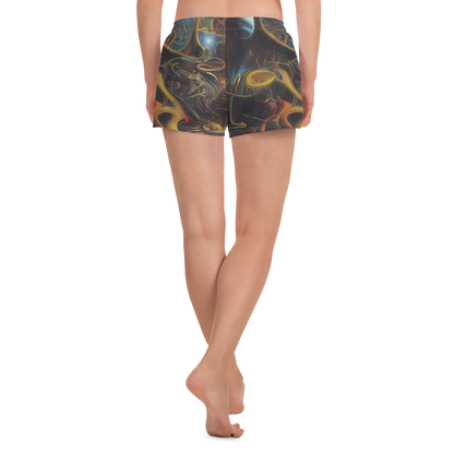 Women’s Athletic Shorts - Galactic Swirl