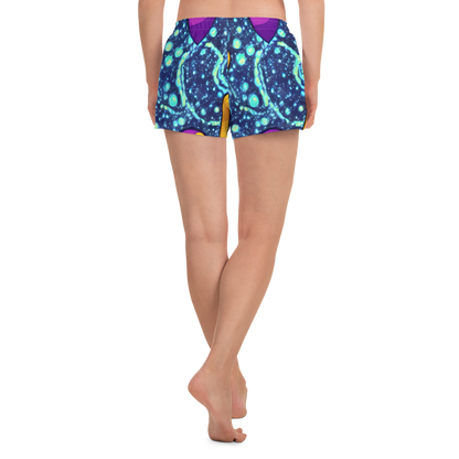 Women’s Athletic Shorts - Cosmic Siblings