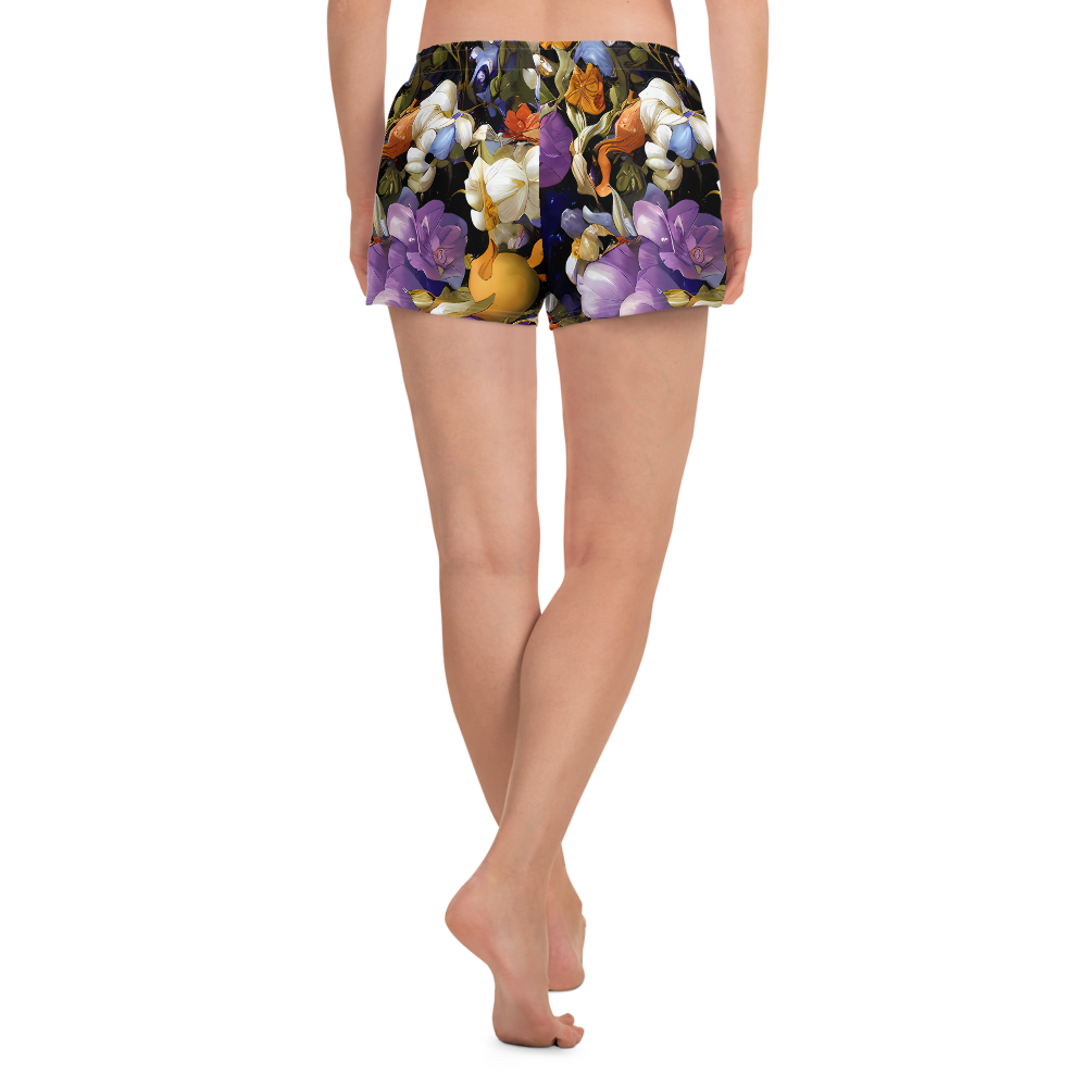 Women’s Athletic Shorts - Blooming Cosmos