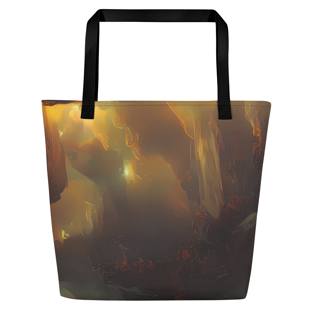 Large Tote Bag w/ Pocket - Solar Torrent