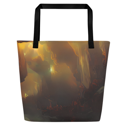 Large Tote Bag w/ Pocket - Solar Torrent