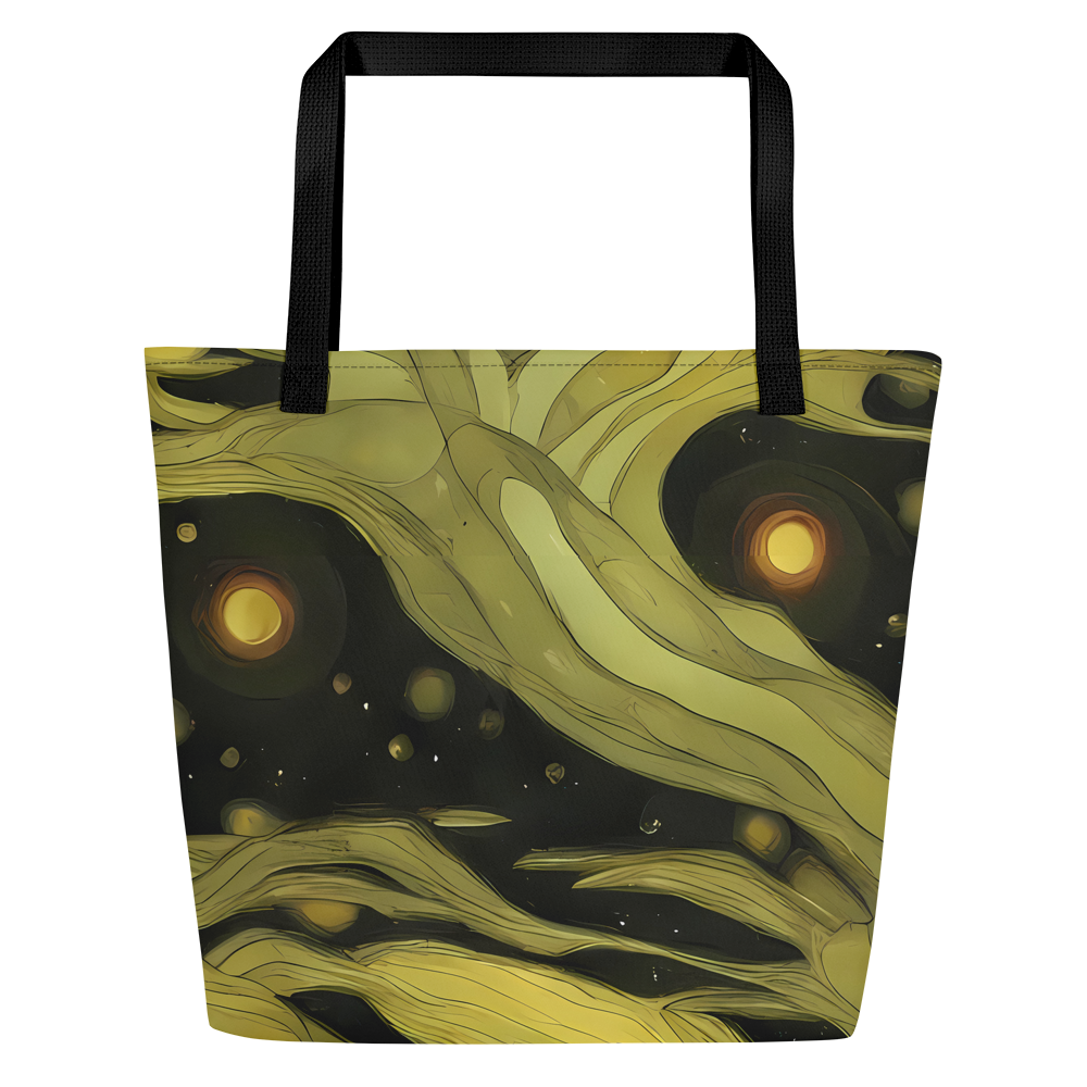 Large Tote Bag w/ Pocket - Whispered Breeze