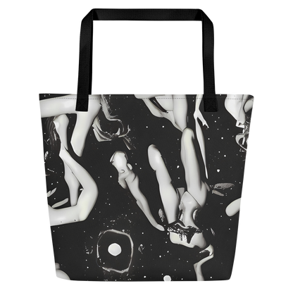 Large Tote Bag w/ Pocket - Galactic Vogue