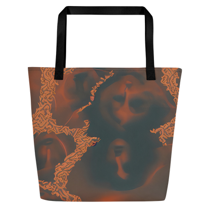 Large Tote Bag w/ Pocket - Chimeric Visage