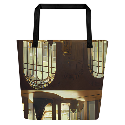 Large Tote Bag w/ Pocket - Dutch Perspective