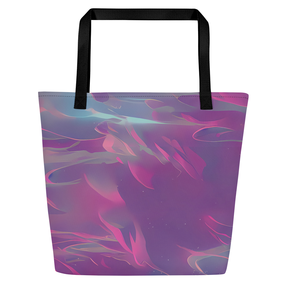 Large Tote Bag w/ Pocket - Dreamscape Swirl