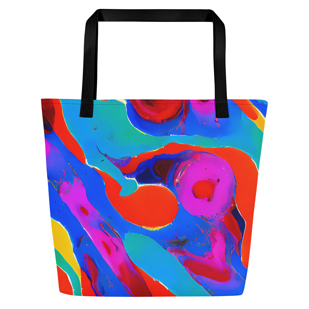 Large Tote Bag w/ Pocket - Irvin Rhapsody