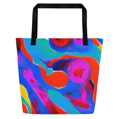 Large Tote Bag w/ Pocket - Irvin Rhapsody