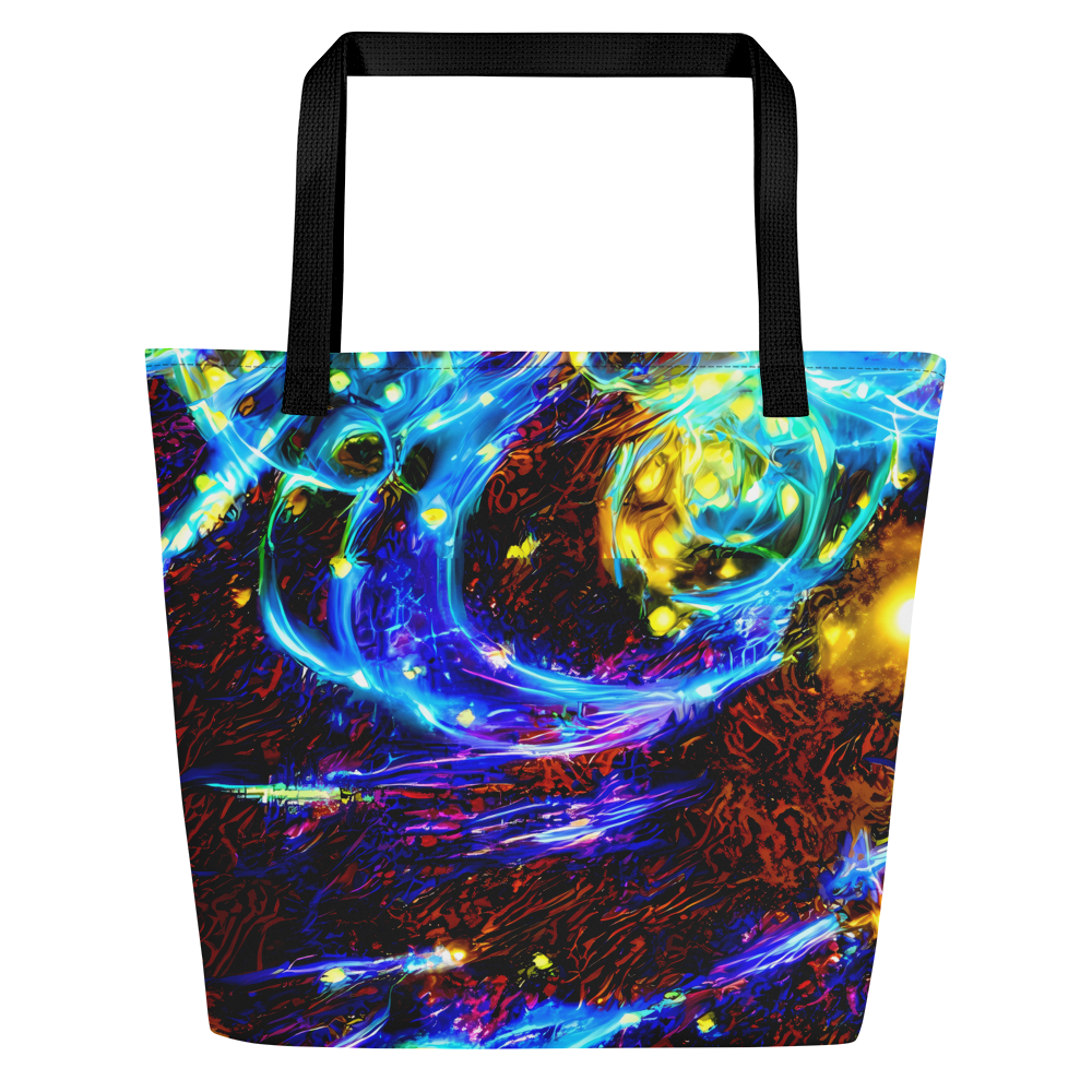 Large Tote Bag w/ Pocket - Neon Füssli