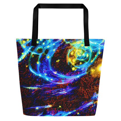 Large Tote Bag w/ Pocket - Neon Füssli