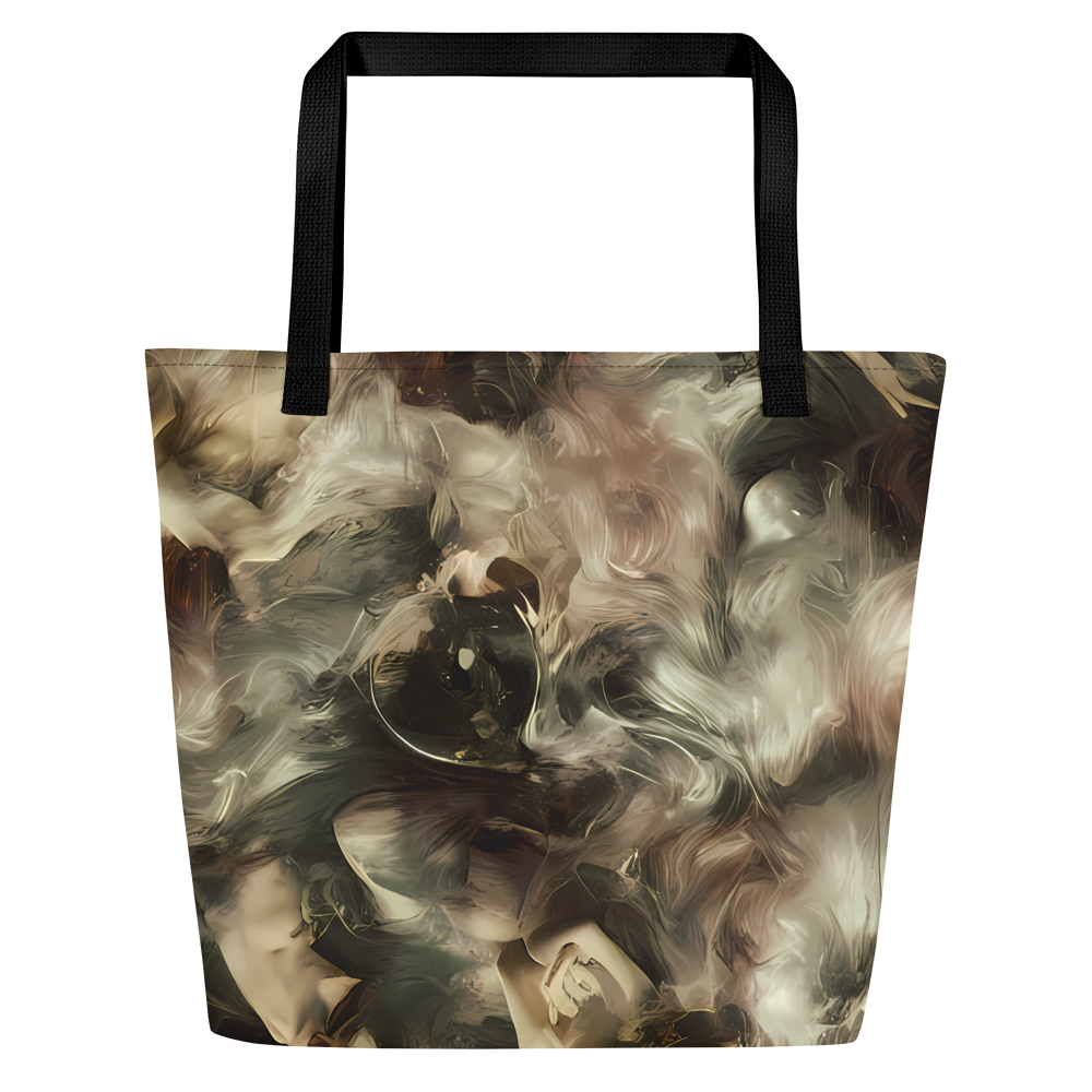 Large Tote Bag w/ Pocket - Ceramic Swirl