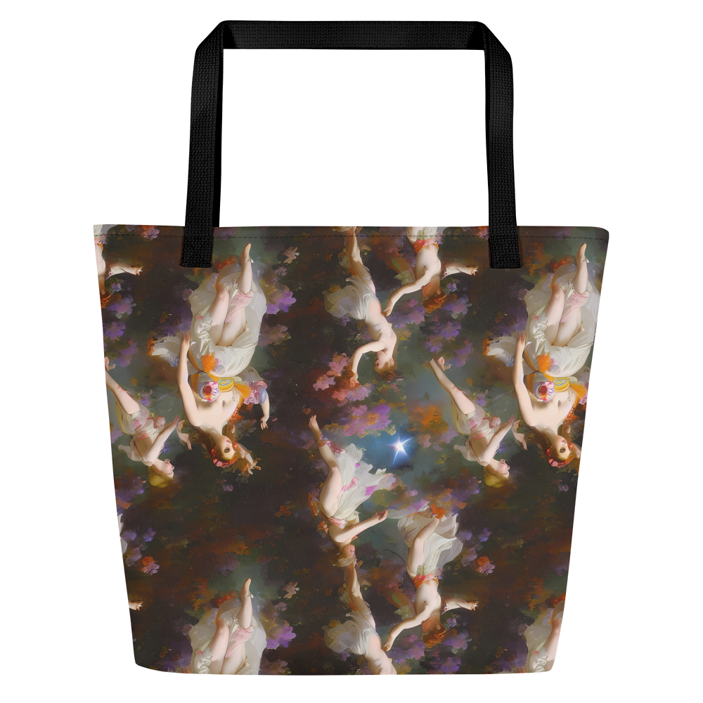 Large Tote Bag w/ Pocket - Winterhalter Whimsy