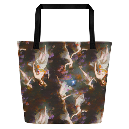Large Tote Bag w/ Pocket - Winterhalter Whimsy