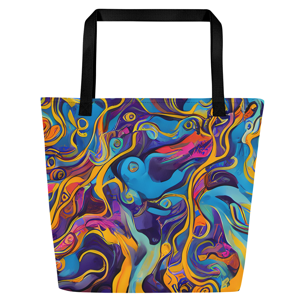 Large Tote Bag w/ Pocket - Cecily's Whorl