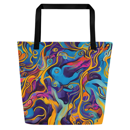 Large Tote Bag w/ Pocket - Cecily's Whorl