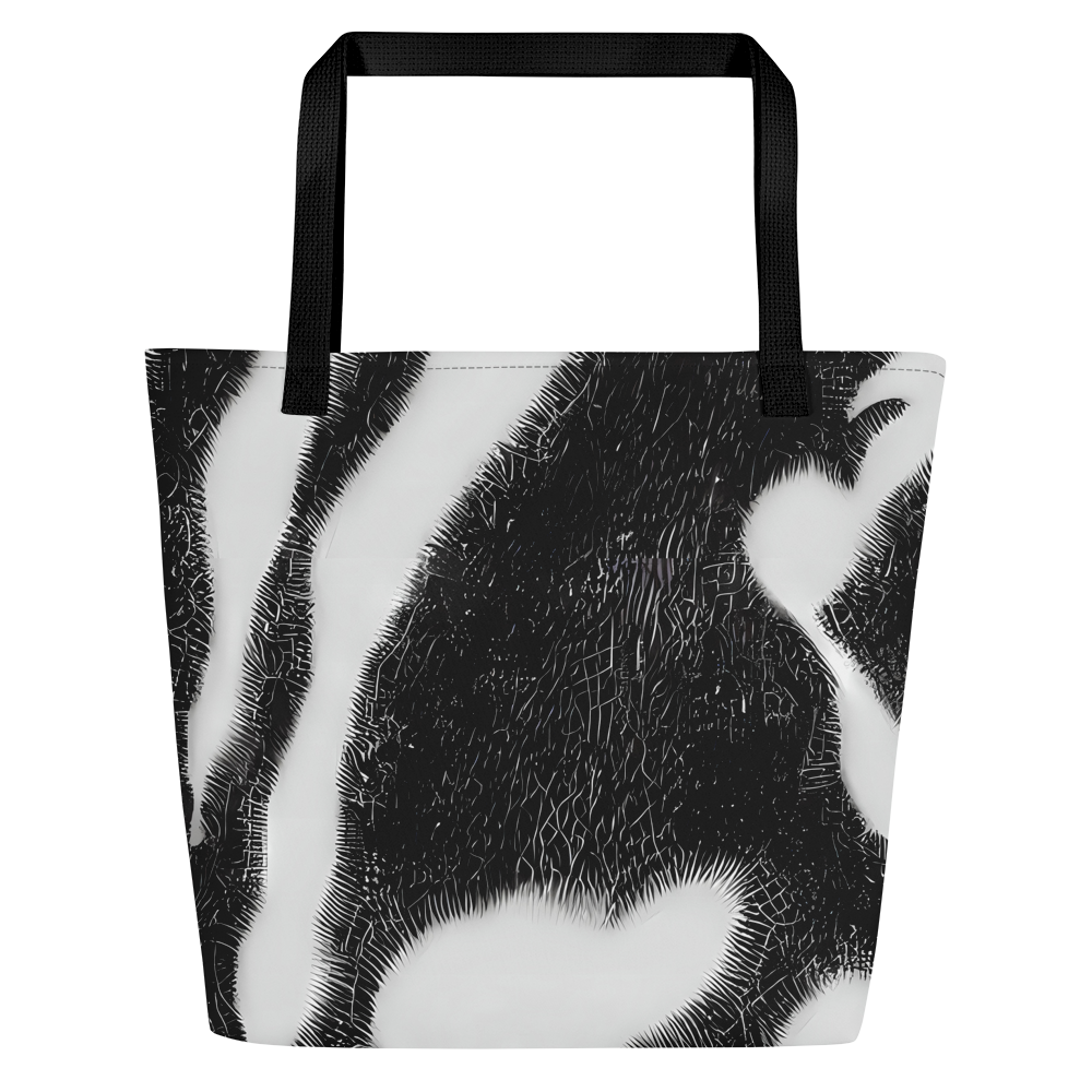 Large Tote Bag w/ Pocket - Ray's Illusion