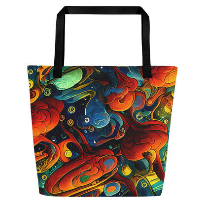 Large Tote Bag w/ Pocket - Duncanson Dream