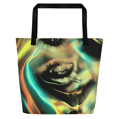 Large Tote Bag w/ Pocket - Newtonian Visage