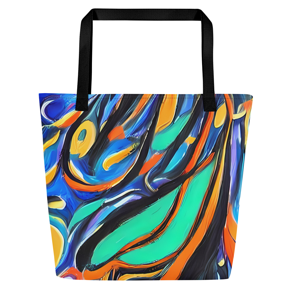 Large Tote Bag w/ Pocket - Carr's Whirl