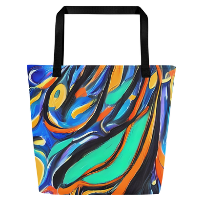 Large Tote Bag w/ Pocket - Carr's Whirl