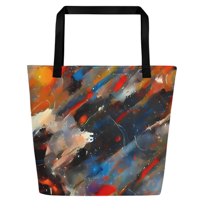 Large Tote Bag w/ Pocket - Kohn's Whirl