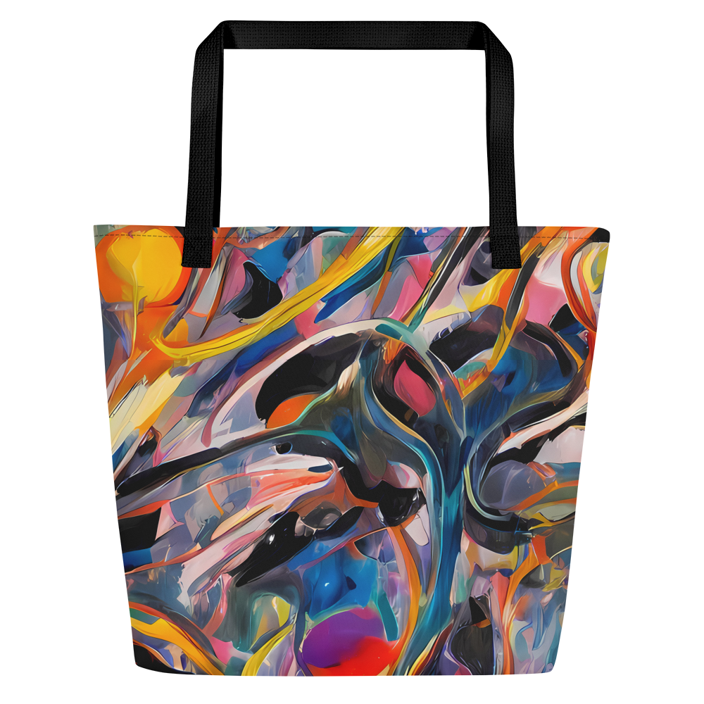 Large Tote Bag w/ Pocket - Brazen Rhapsody