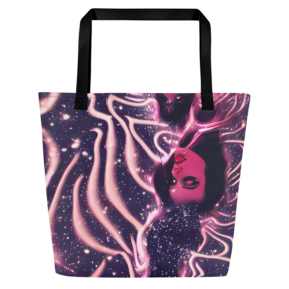 Large Tote Bag w/ Pocket - Stardust Siren