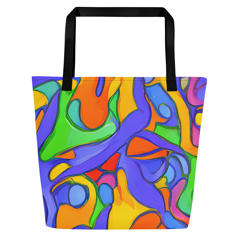 Large Tote Bag w/ Pocket - Joffe Swirl