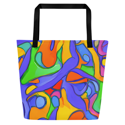 Large Tote Bag w/ Pocket - Joffe Swirl
