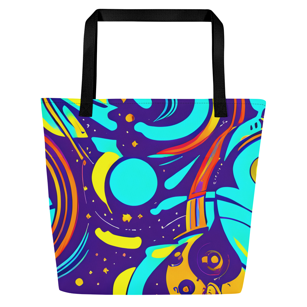 Large Tote Bag w/ Pocket - Blasted Bazaar