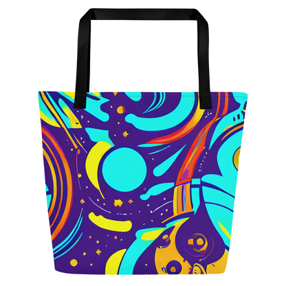 Large Tote Bag w/ Pocket - Blasted Bazaar