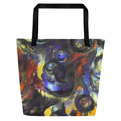 Large Tote Bag w/ Pocket - Corinthian Gaze