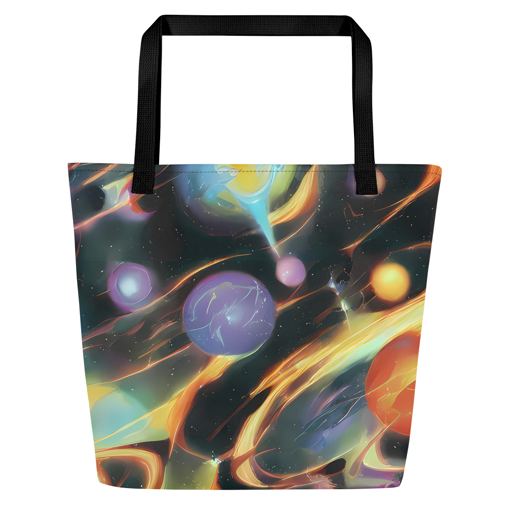 Large Tote Bag w/ Pocket - Fabritius Fantasy