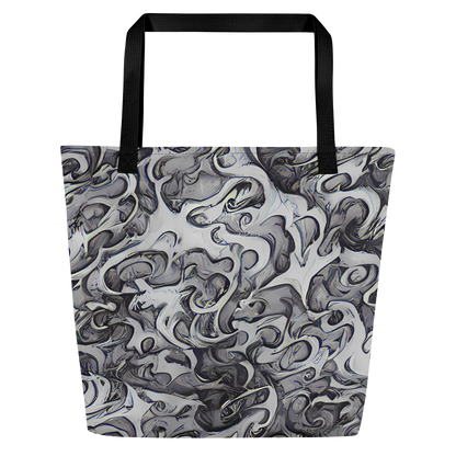 Large Tote Bag w/ Pocket - Mashburn Swirls