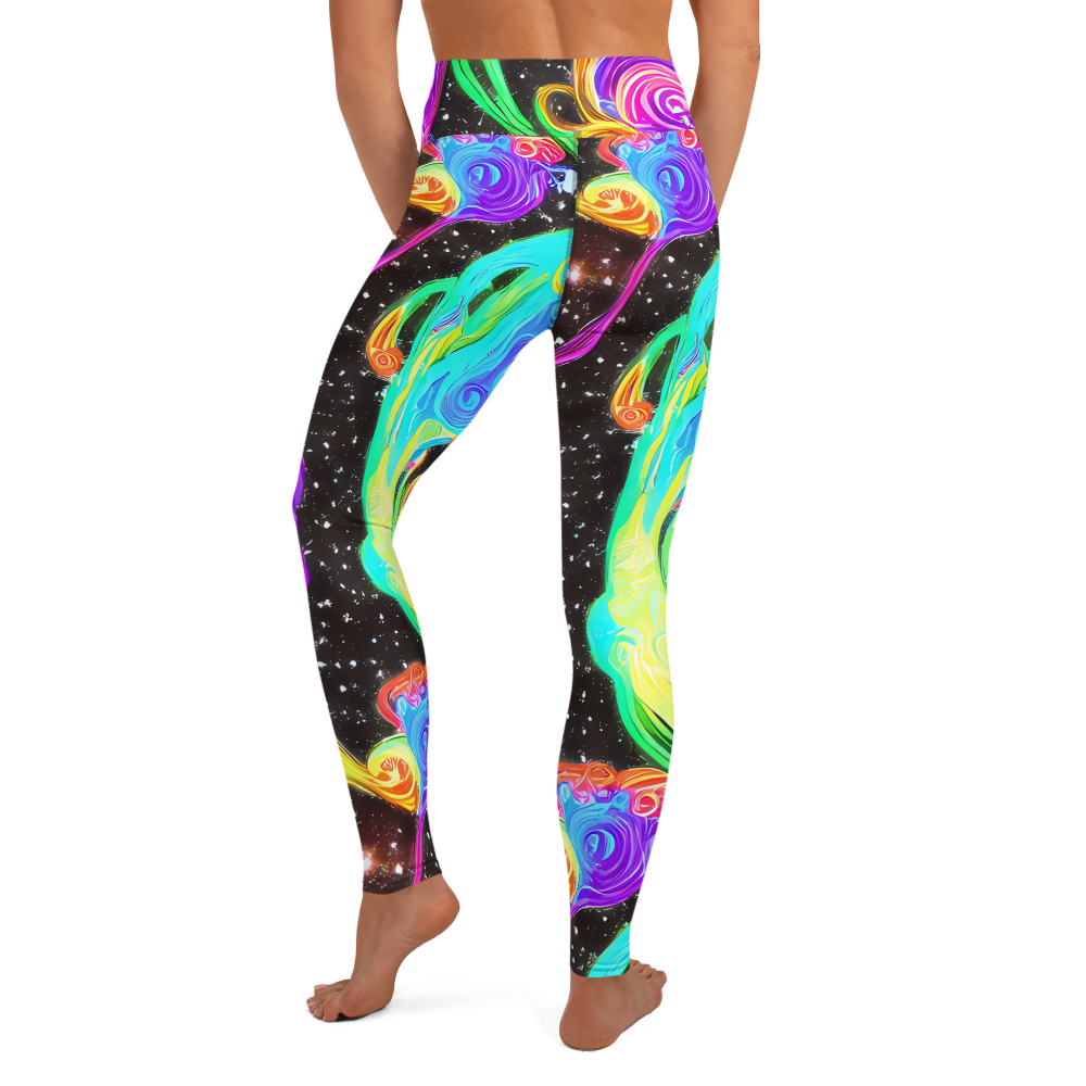 Yoga Leggings - Yuan Whirls