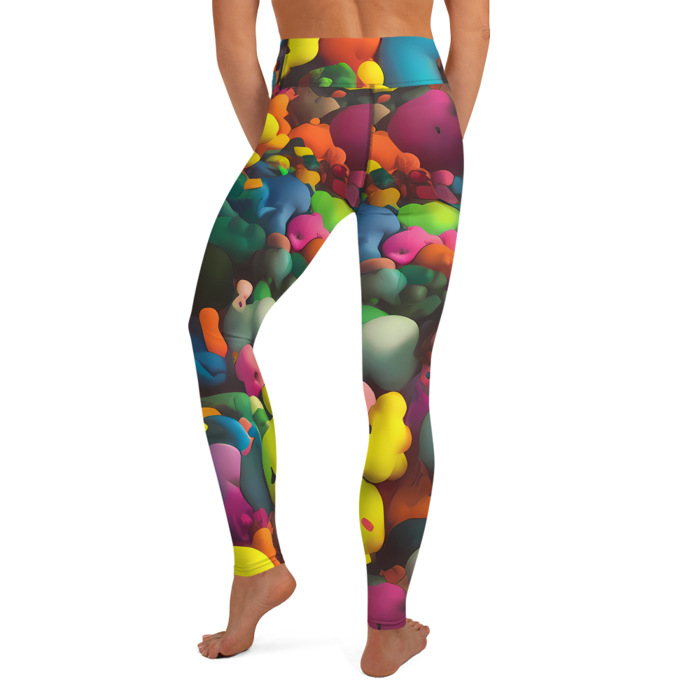 Yoga Leggings - Bubble Pop Art