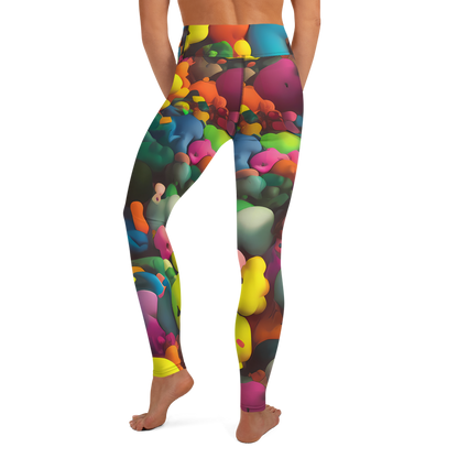 Yoga Leggings - Bubble Pop Art