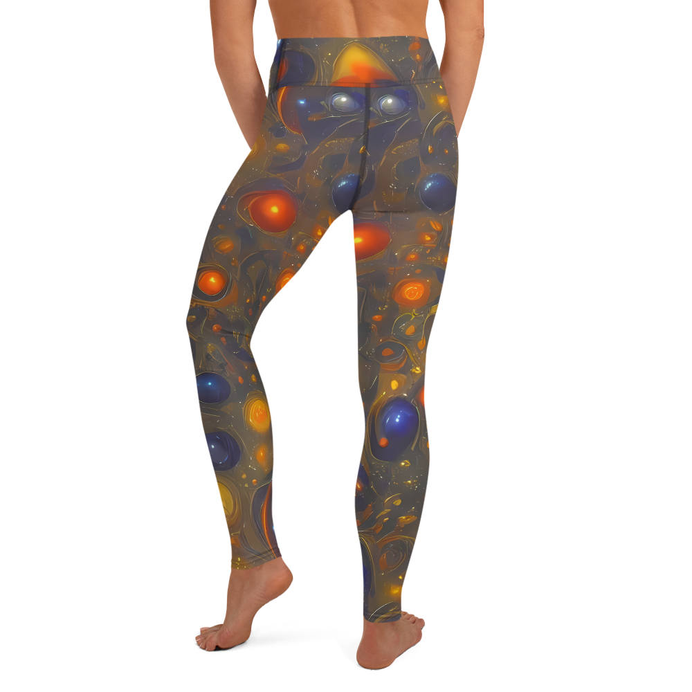 Yoga Leggings - Chromal Flux