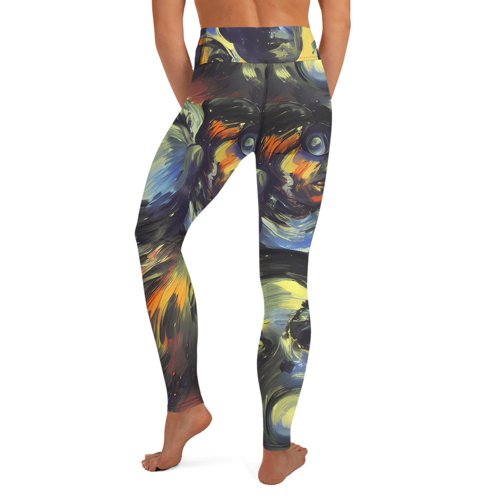 Yoga Leggings - Cosmic Visages