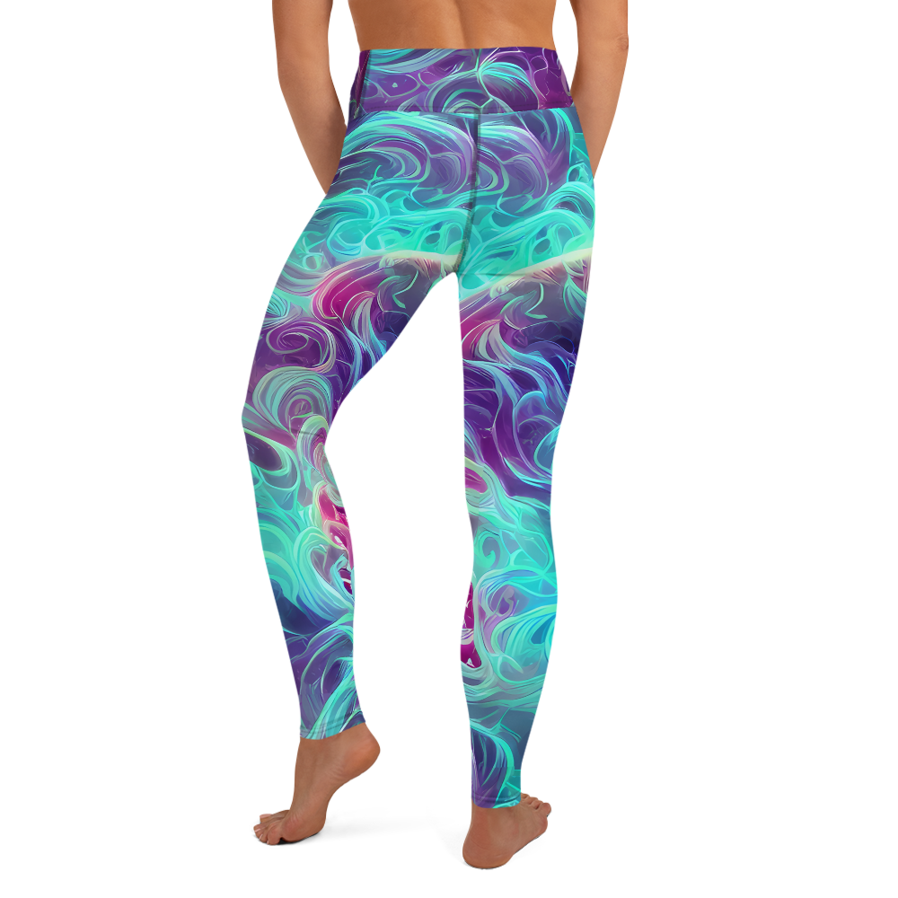 Yoga Leggings - Galactic Bloom