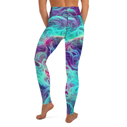 Yoga Leggings - Galactic Bloom