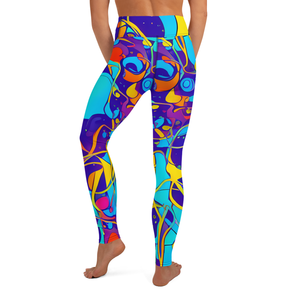 Yoga Leggings - Spectral Tangle