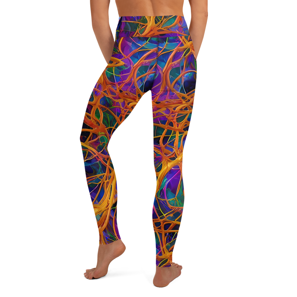 Yoga Leggings - Spectral Weave