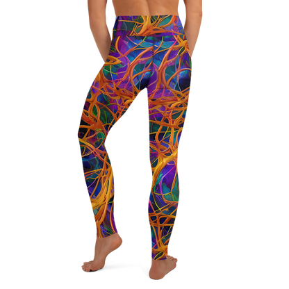 Yoga Leggings - Spectral Weave