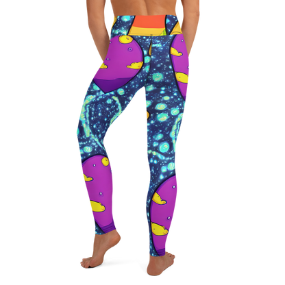 Yoga Leggings - Cosmic Siblings