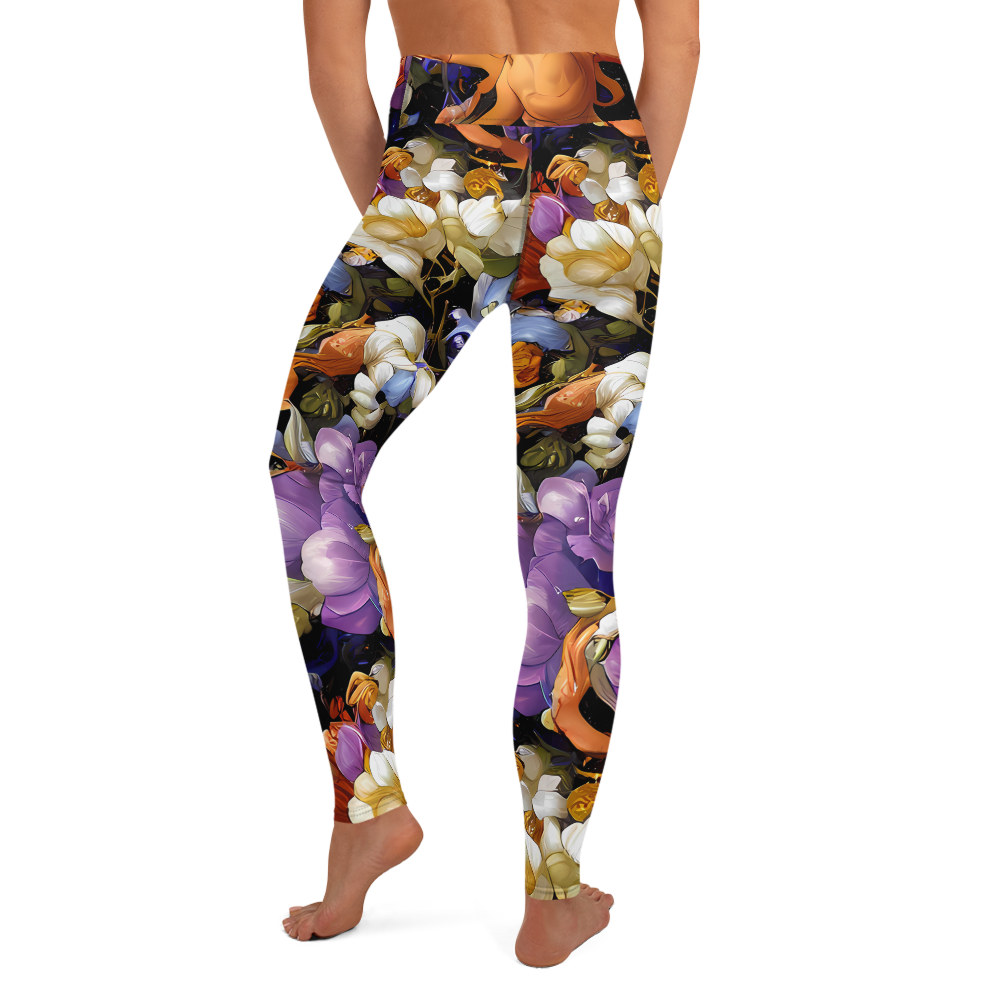 Yoga Leggings - Blooming Cosmos